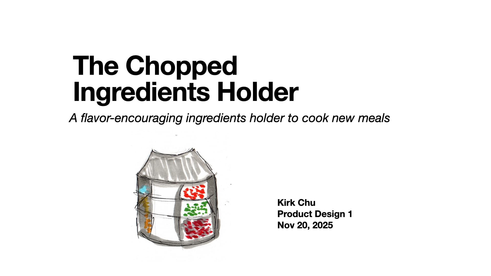 Chopped Ingredients Holder
